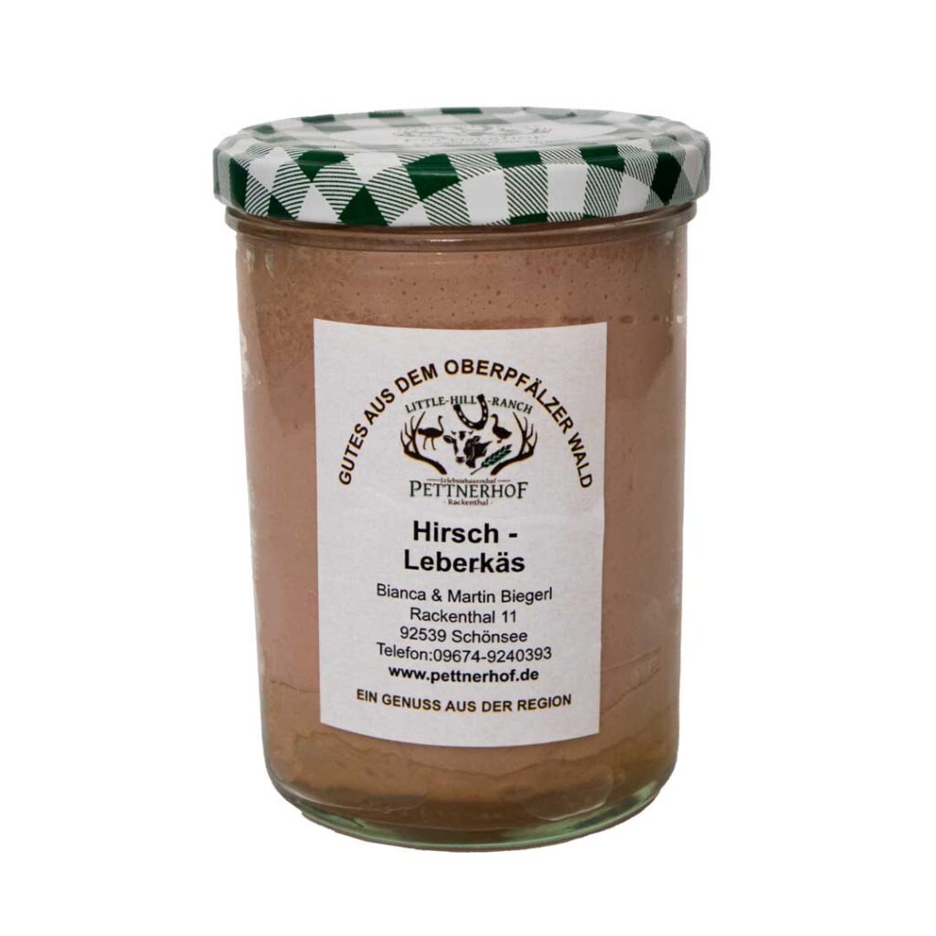 Hirschleberkäse im Glas