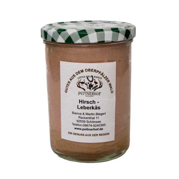 Hirschleberkäse im Glas