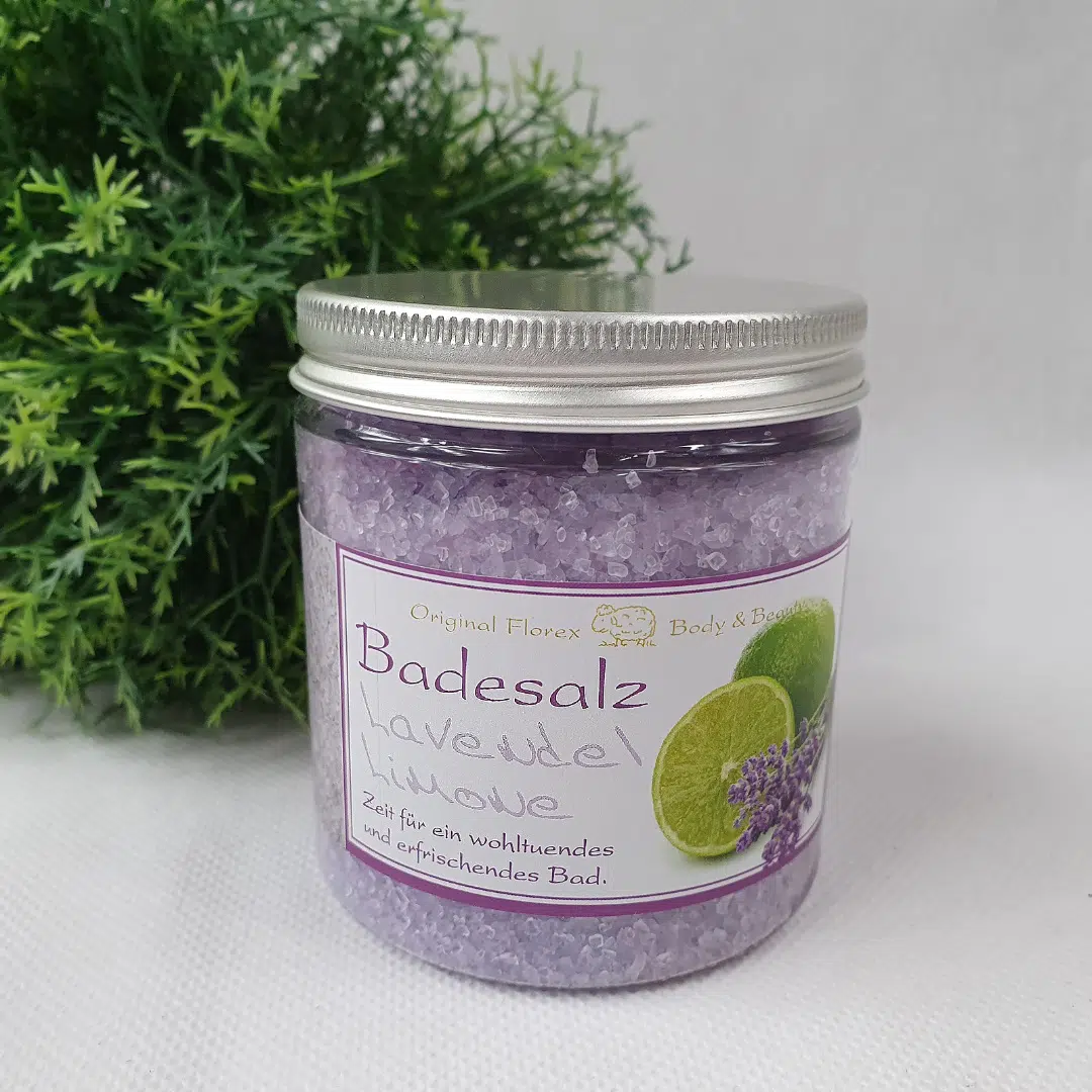 Badesalz Lavendel Limone CreativAnita