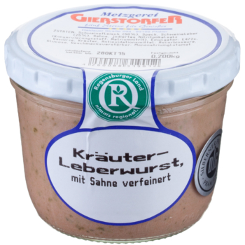 Kräuterleberwurst