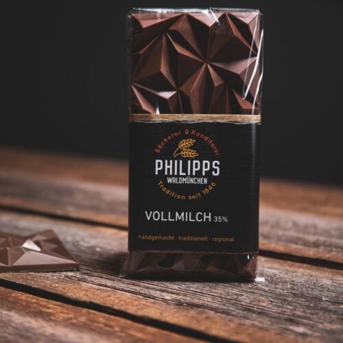 Schokolade Vollmilch Bäckerei Philipps