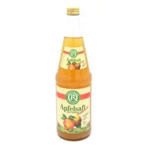 Apfelsaft in Glasflasche