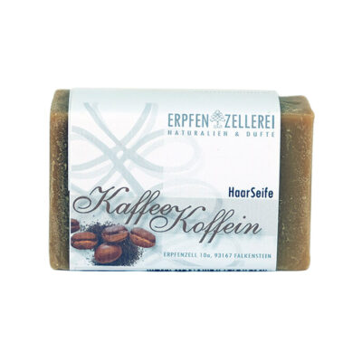 Haarseife Kaffee und Koffein von Erpfen Zellerei