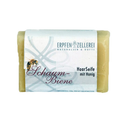 Haarseife Schaumbiene mit Honig von Erpfen Zellerei