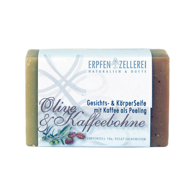 Gesichts- und Körperseife Olive und Kaffeebohne von Erpfen Zellerei