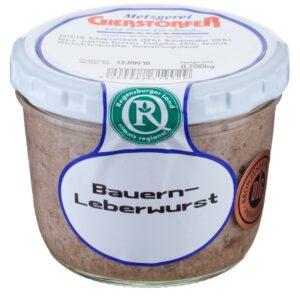 Bauernleberwurst im Glas