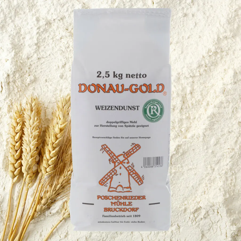 Weizenmehl im Beutel