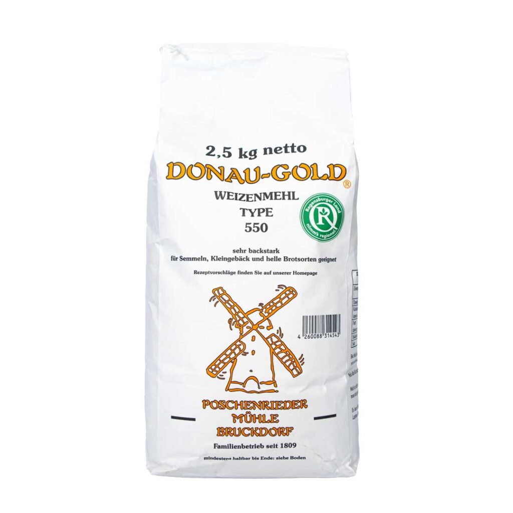 Donau Gold Weizenmehl Type 550