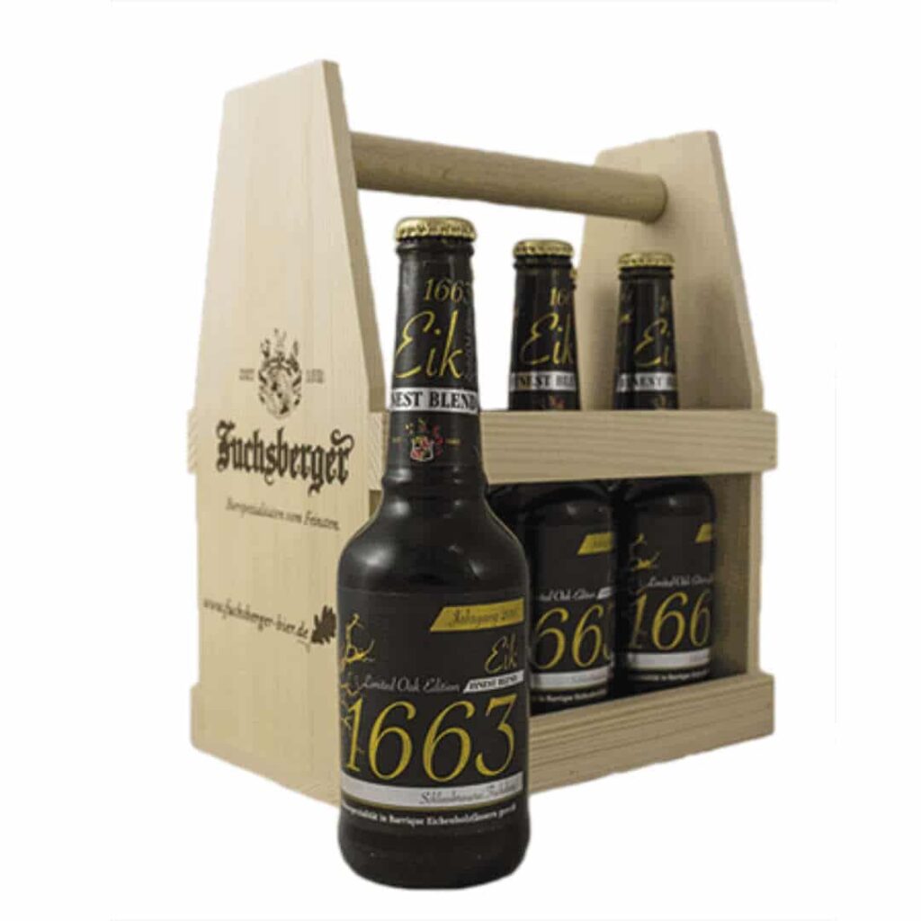 Eik Craft Bier im Holztragl