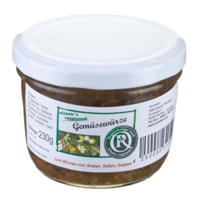 Gemüsewürze im Glas