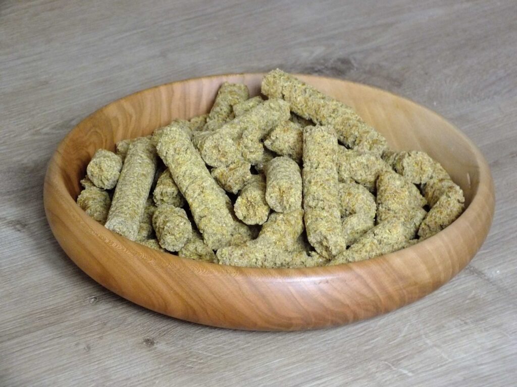 Goldleinpresskuchen