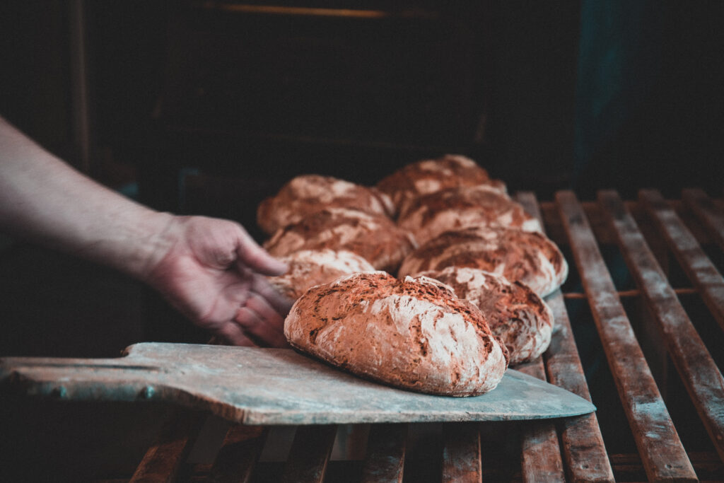 Viele Brotlaibe