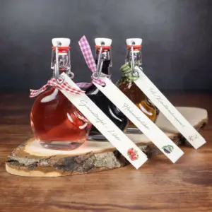 Liköre in Minibügelflasche, Kräuterwerkstatt, Geschenkset