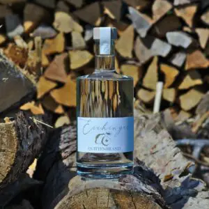 Quittenbrand auf Baumstämme
