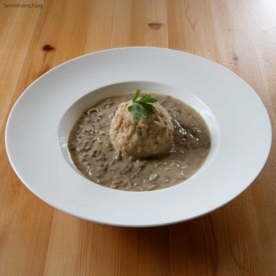 Sauers Lüngerl Serviervorschlag