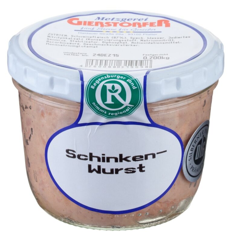 Schinkenwurst im Glas