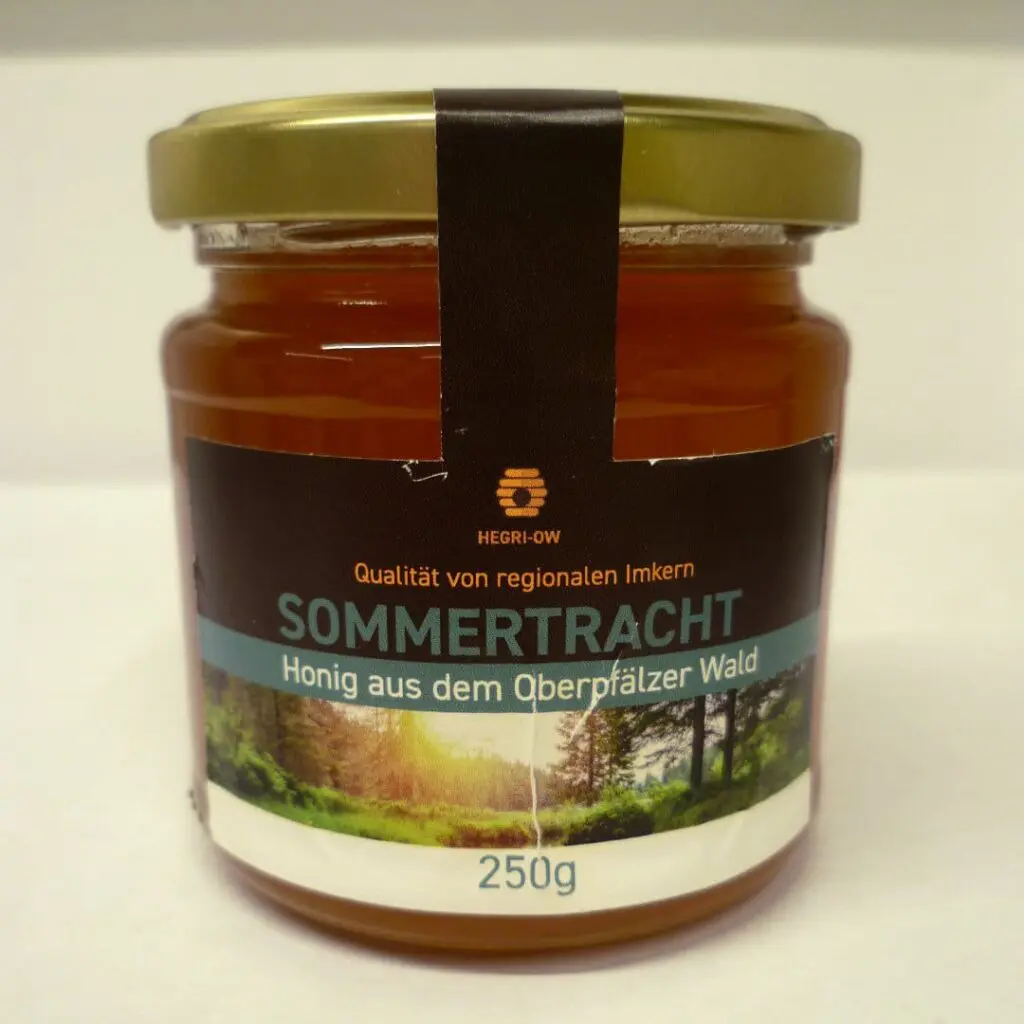 Sommertrachthonig im Glas