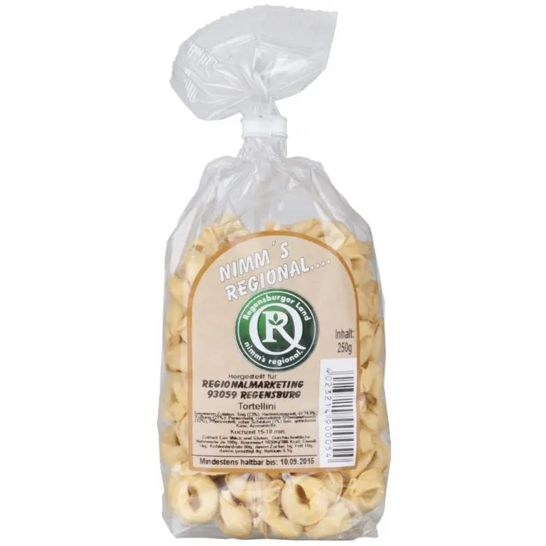 Hackfleischtortellini im Beutel