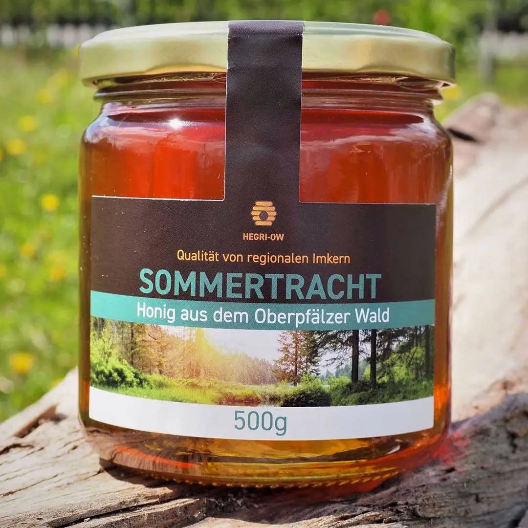 Glas Honig Sommertracht 500g Sommertracht Honig