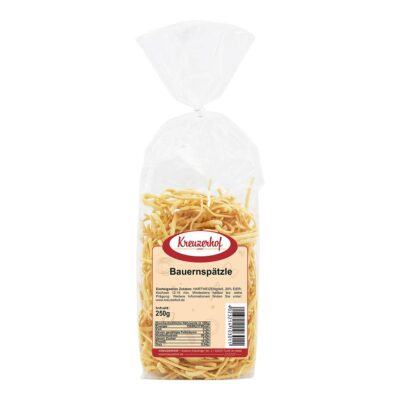 Bauernspätzle in Beutel