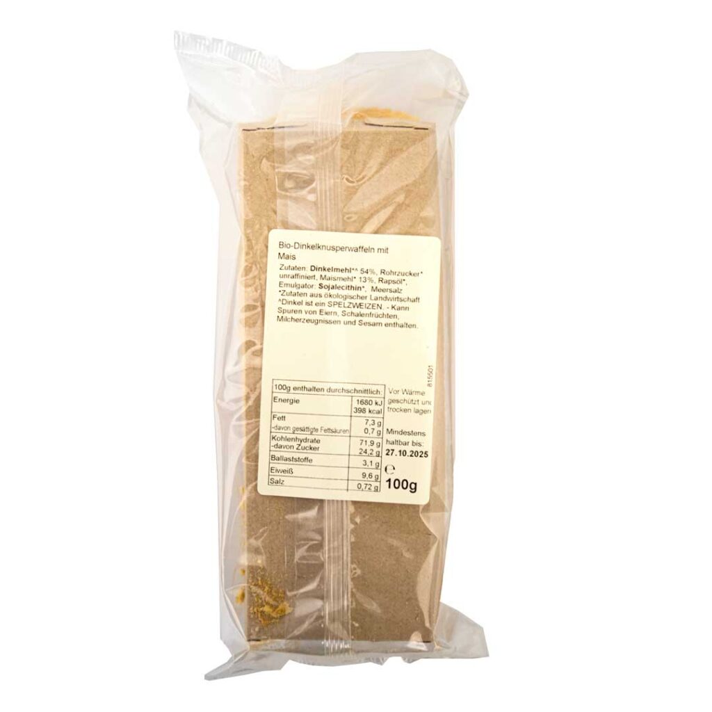 Bio Dinkelwaffeln