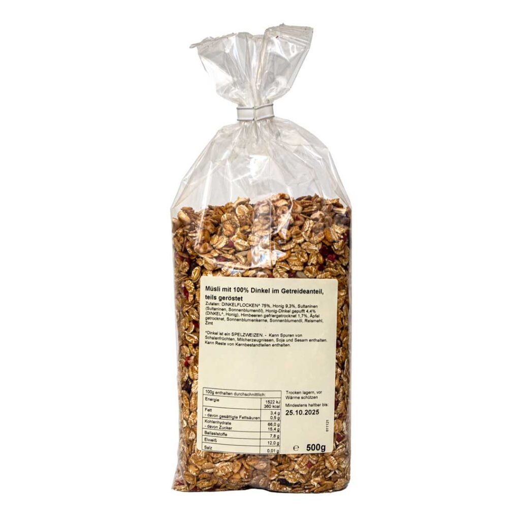 Dinkel Knusper Müsli