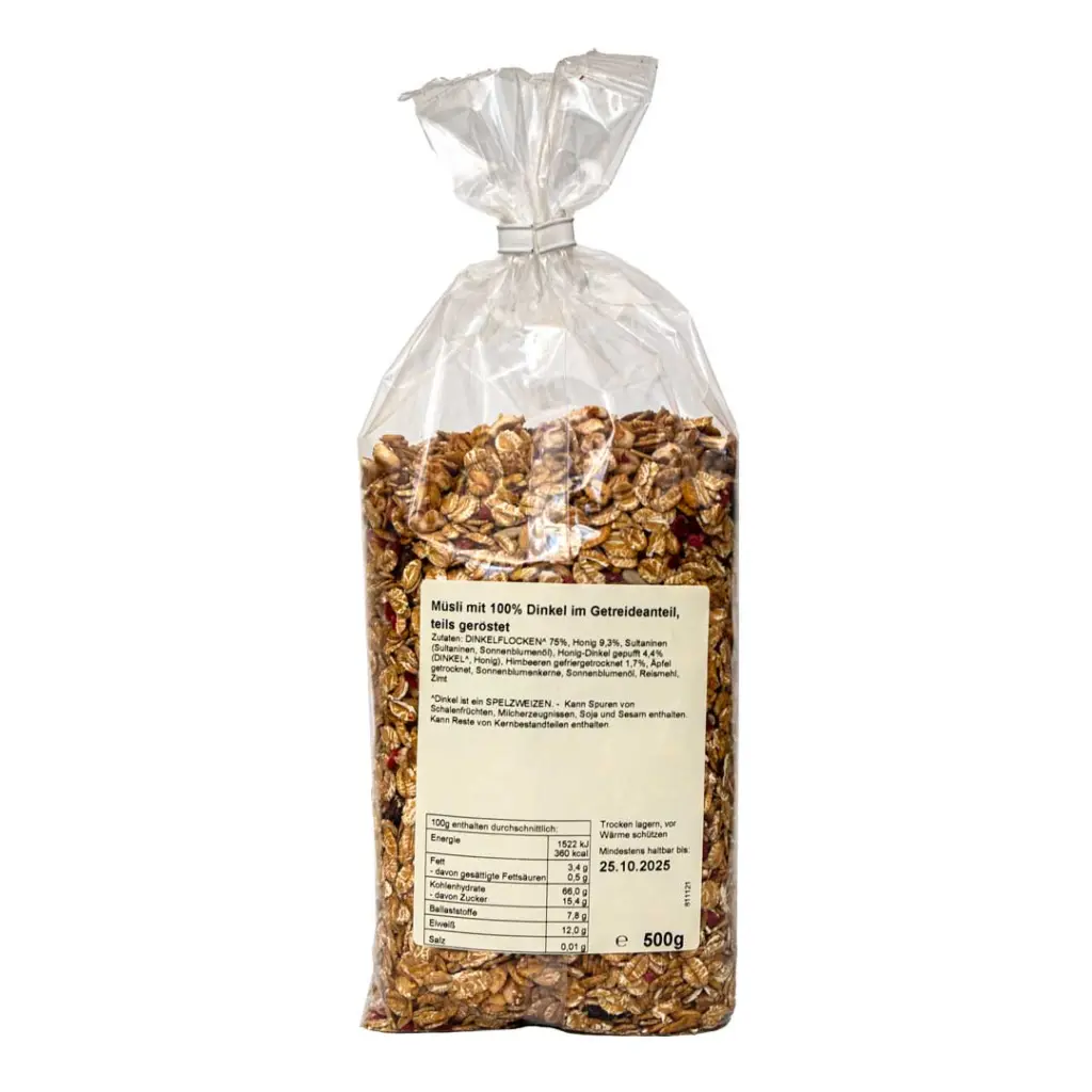 Dinkel Knusper Müsli