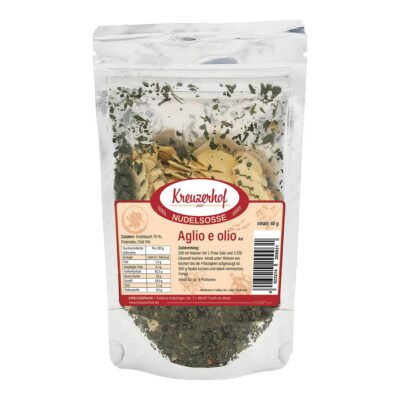 Nudelsoße Agli Olio im Beutel