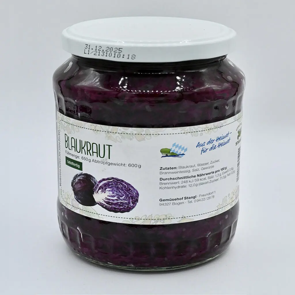 Blaukraut - tafelfertig