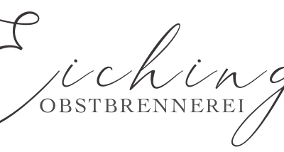 Logo der Eichinger Obstbrennerei in eleganter Schriftart.