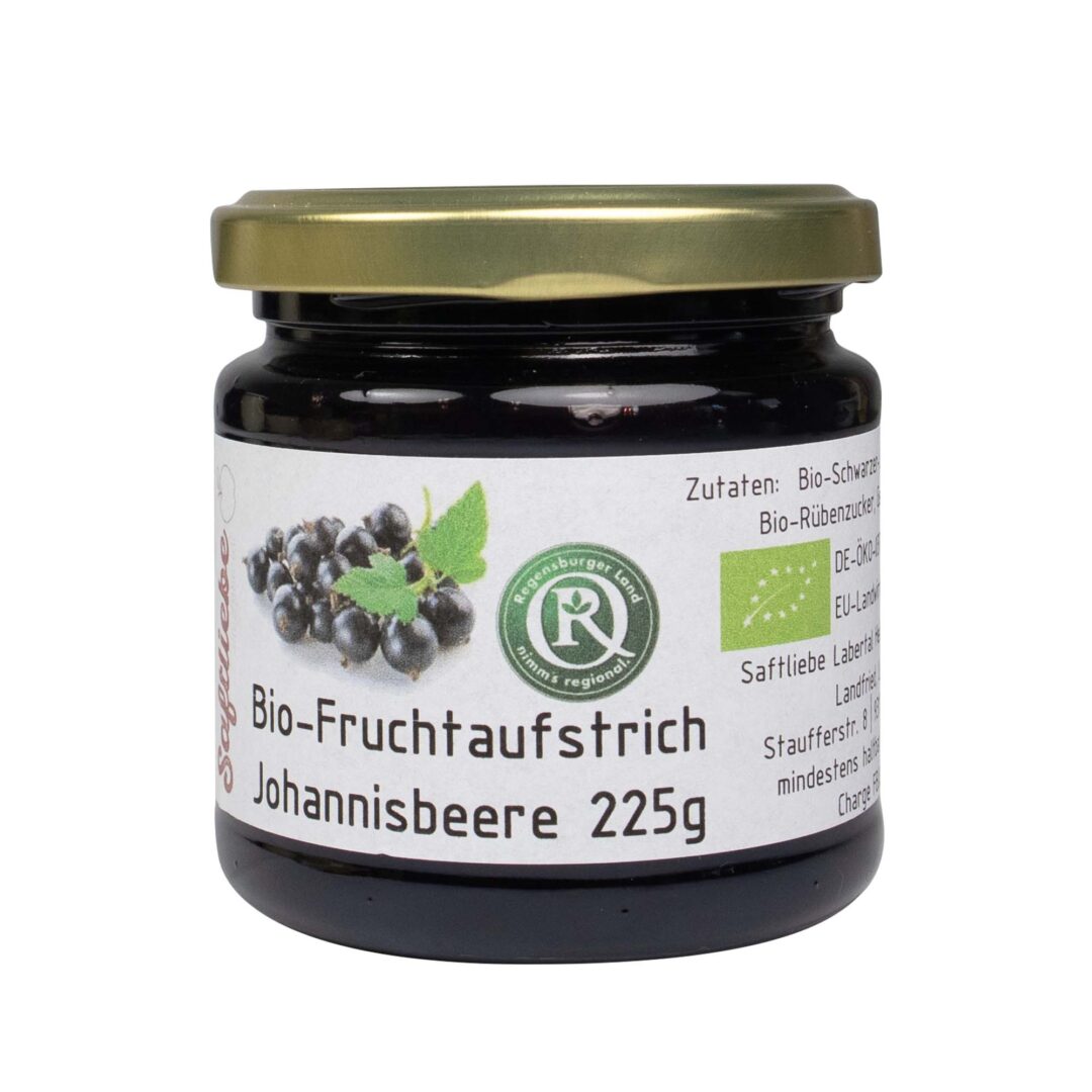 Bio-Brotaufstrich Johannisbeere, Regnioaltheke Regensburg