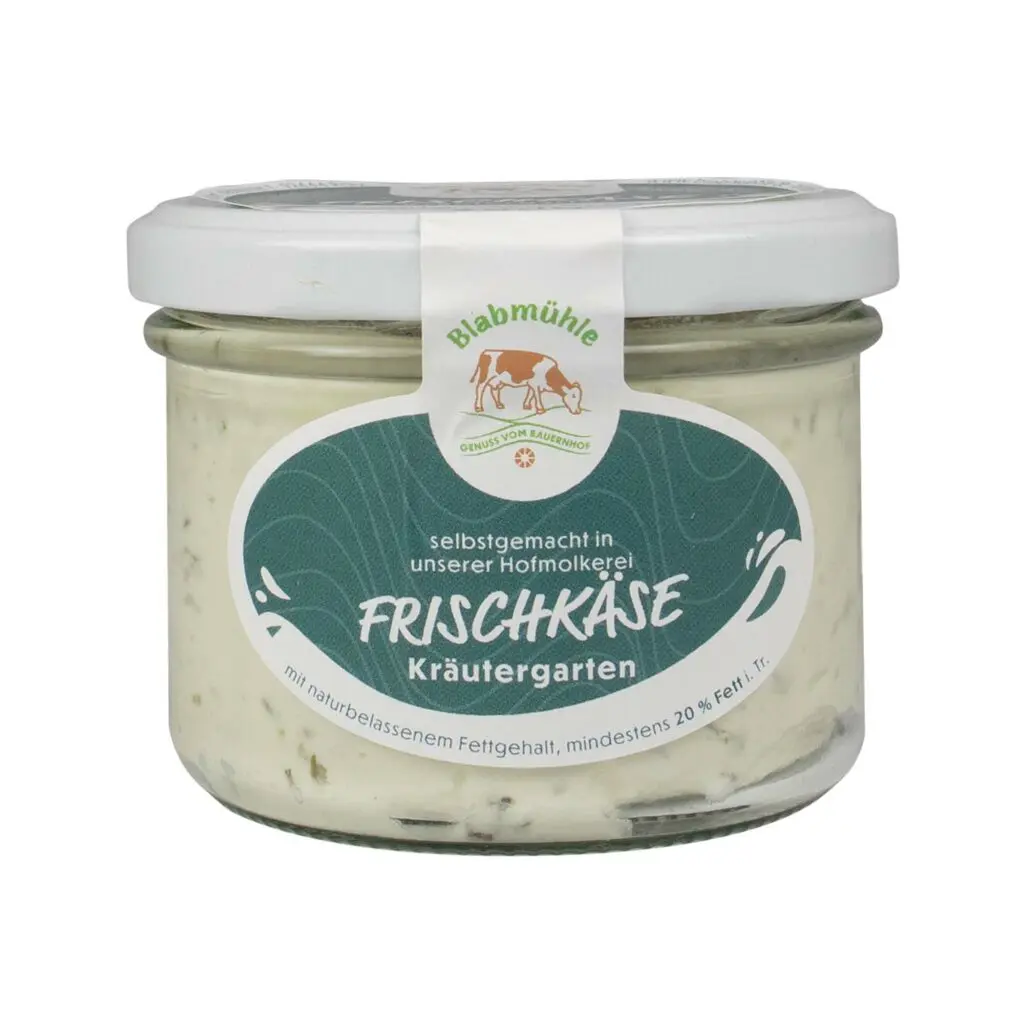 Frischkäse Kräutergarten von Blabmühle