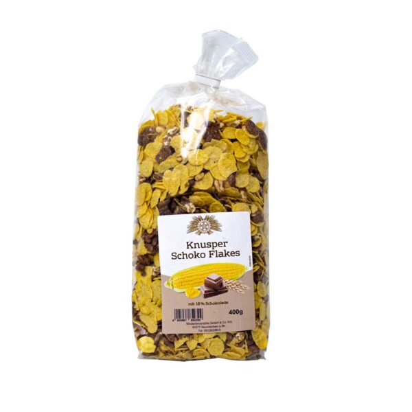 Knusper Schoko Flakes 400g von Minderleinsmühle