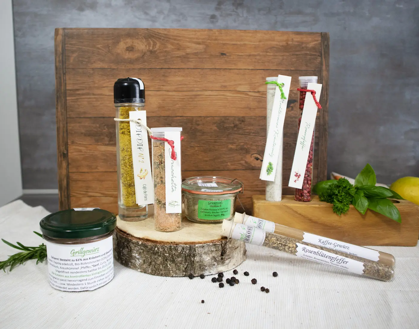 Gewürzbox, Geschenk, Sakze, Pfeffer, Grillgewürz