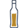 Icon, das Essig und Öl darstellt, in einem einfachen und klaren Design.