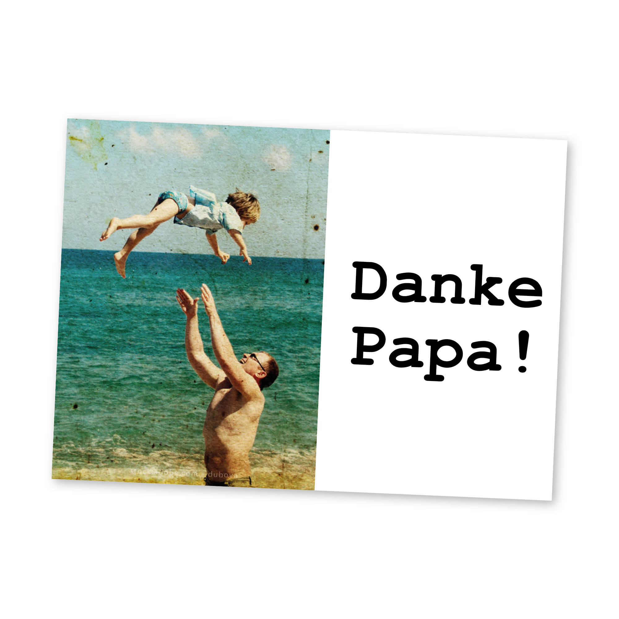 Grußkarte “Danke Papa”