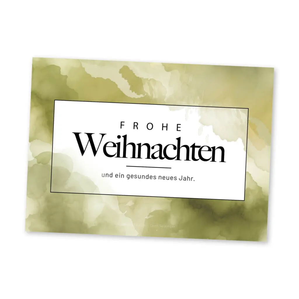 Grusskarte Frohe Weihnachten