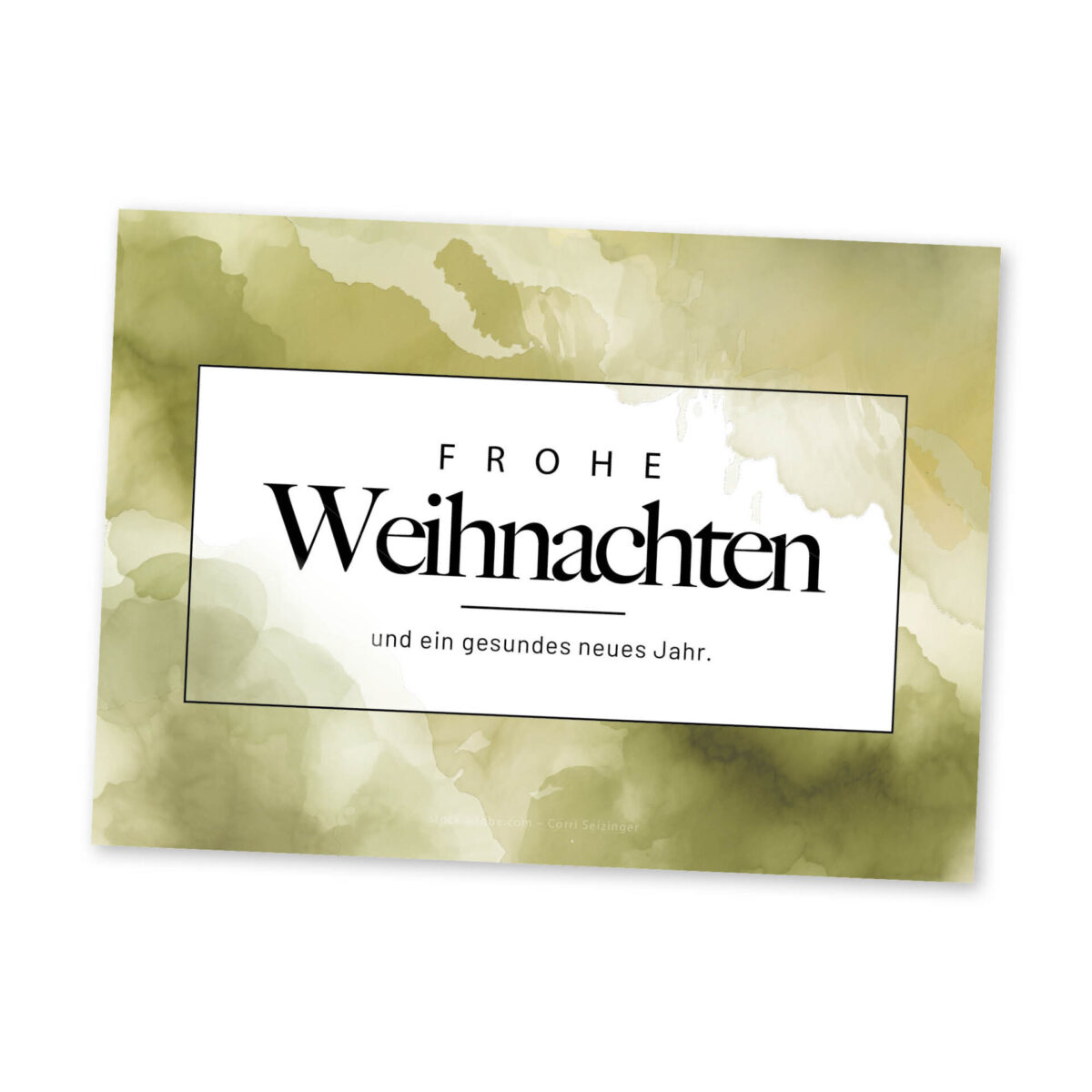 Grusskarte Frohe Weihnachten