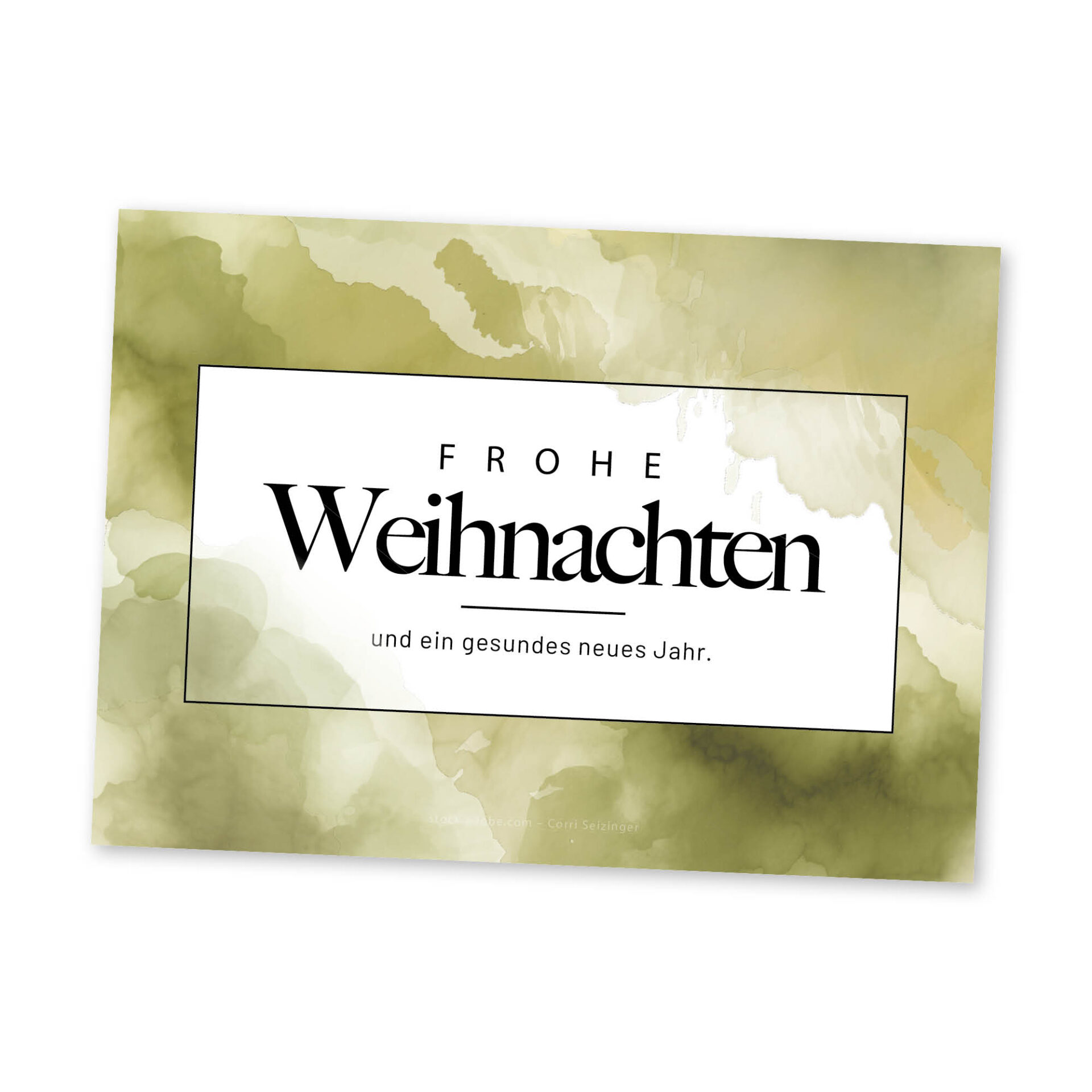 Grußkarte “Frohe Weihnachten”