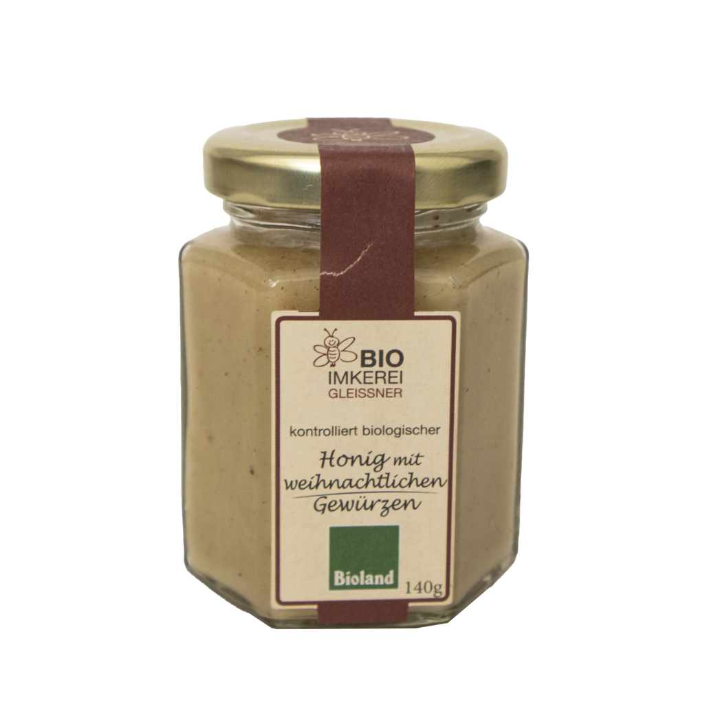 Weihnachtshonig klein vorne-1 Honig mit weihnachtlichen Gewürzen – Bild 1