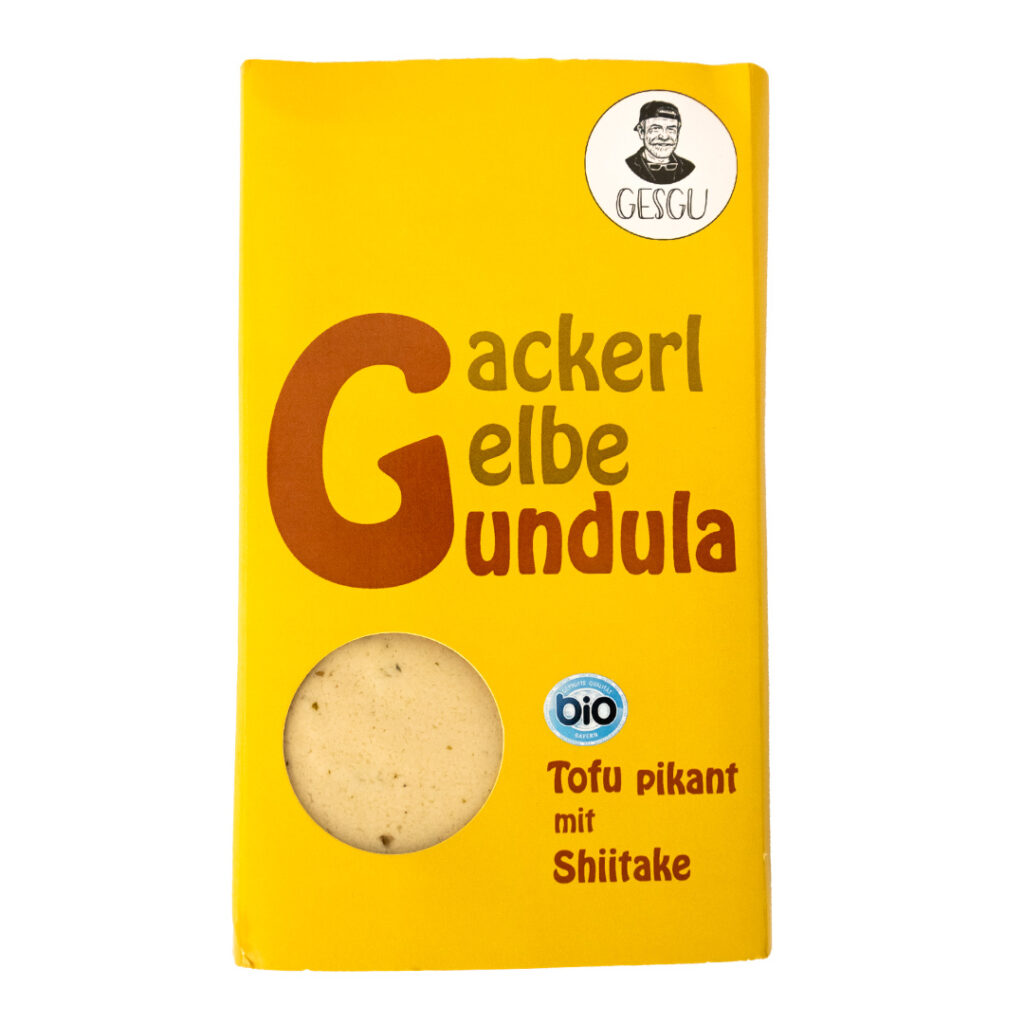Bio Tofu pikant "Gackerl Gelbe Gundula"