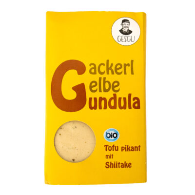 Bio Tofu pikant "Gackerl Gelbe Gundula"