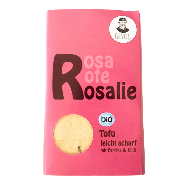 Bio Tofu leicht scharf "Rosa Rote Rosalie"